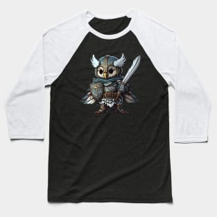 Owl Royal Knight Baseball T-Shirt